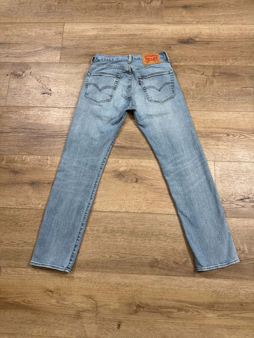 Levi’s 501 Original Fit Jeans Light Wash Straight Leg Women’s 27x30 - Picture 3 of 12